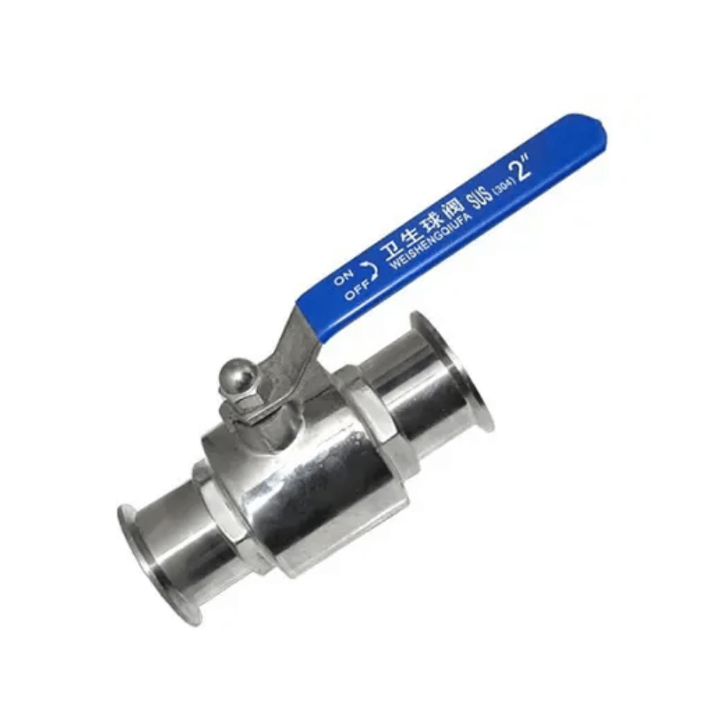 Van bi 2 ngả vi sinh clamp inox 304, 316L - Ảnh 5