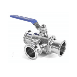 Van bi 3 ngả vi sinh clamp inox 304, 316L