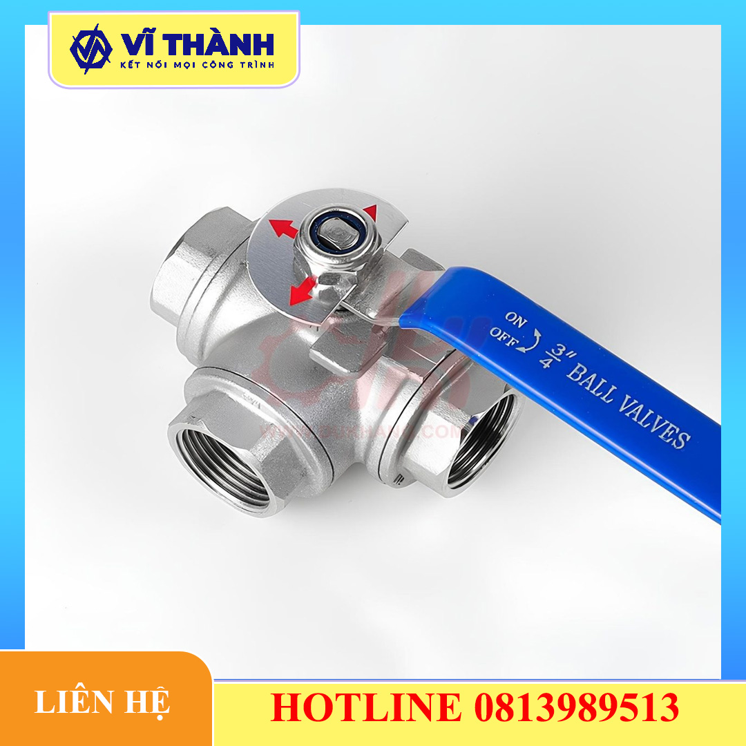 Van bi 3 ngả tay gạt – Tiêu Chuẩn INOX VĨ THÀNH