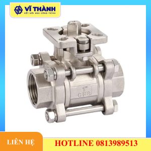 Van bi 3pc điều khiển ren  – Tiêu Chuẩn INOX VĨ THÀNH