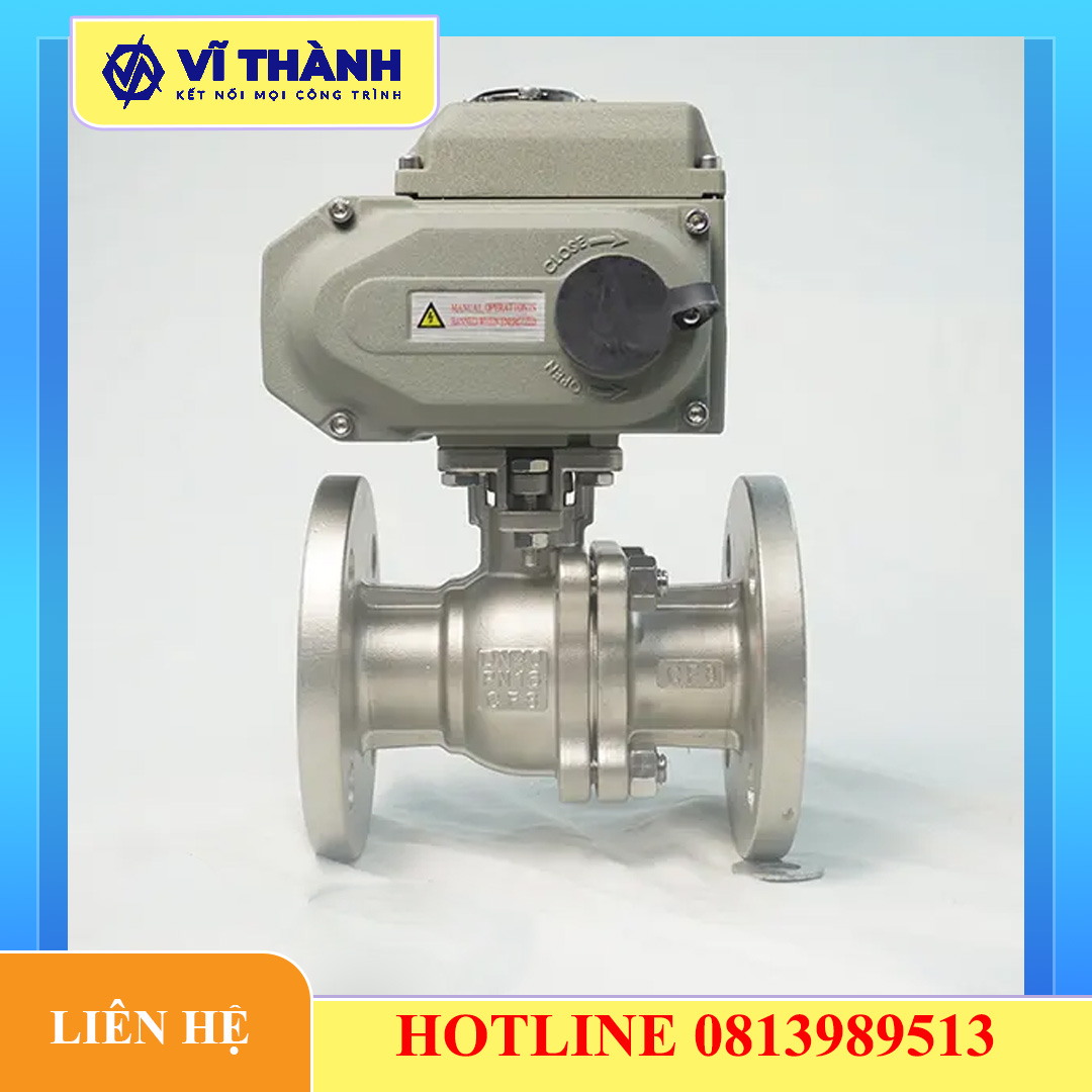 Van bi điều khiển điện mặt bích 304 – Tiêu Chuẩn INOX VĨ THÀNH - Ảnh 2