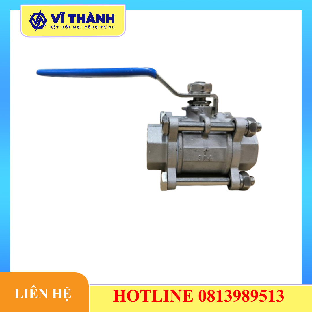 Van Bi 3PC Hàn Tay Gạt – Tiêu Chuẩn INOX VĨ THÀNH - Ảnh 2
