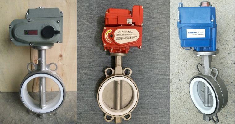 van bướm điều khiển điện 24v