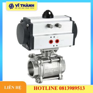 Van bi 3pc điều khiển khí nén  – Tiêu Chuẩn INOX VĨ THÀNH